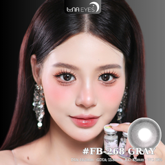 (Luna Eyes) FB-268 GRAY (ROSE) - size vừa