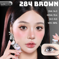 (Luna Eyes) FB-284 BROWN - size nhỏ
