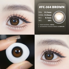 (quà tặng) FC-364 BROWN - size to