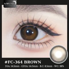 (quà tặng) FC-364 BROWN - size to