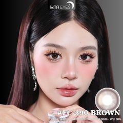 (Luna Eyes) FC-390 BROWN - size vừa