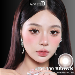 (Luna Eyes) FC-390 BROWN - size vừa