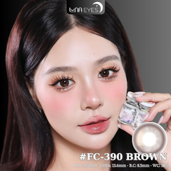 (Luna Eyes) FC-390 BROWN - size vừa