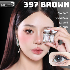 (Luna Eyes) FC-397 BROWN - size vừa