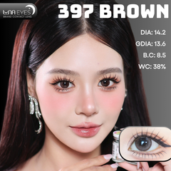 (Luna Eyes) FC-397 BROWN - size vừa