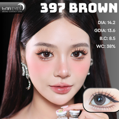 (Luna Eyes) FC-397 BROWN - size vừa