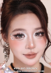 (Luna Eyes) FD-405 BROWN - size to