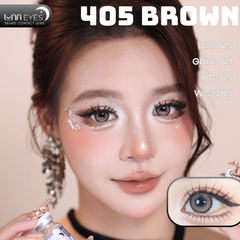 (Luna Eyes) FD-405 BROWN - size to
