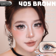 (Luna Eyes) FD-405 BROWN - size to