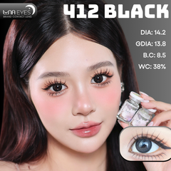 (Luna Eyes) FD-412 BLACK - size vừa