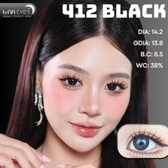 (Luna Eyes) FD-412 BLACK - size vừa