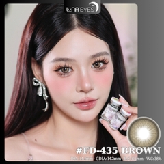 (Luna Eyes) FD-435 BROWN - size vừa