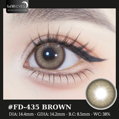 (Luna Eyes) FD-435 BROWN - size vừa