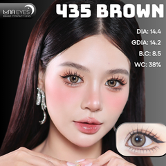 (Luna Eyes) FD-435 BROWN - size vừa