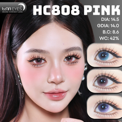 (Luna Eyes) HC808 PINK - size to
