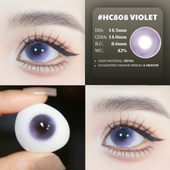 (Luna Eyes) HC808 VIOLET - size to