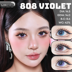 (Luna Eyes) HC808 VIOLET - size to