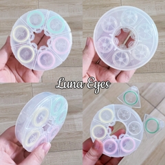 Khay Đựng Lens 3 Đôi Hình Thú + dụng cụ đeo