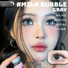 [1-DAY] MILK BUBBLE GRAY - size nhỏ