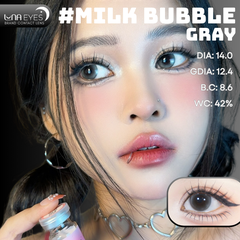 [1-DAY] MILK BUBBLE GRAY - size nhỏ