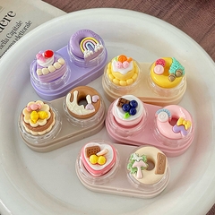 Khay đơn hình hộp bánh dễ thương kèm khay dụng cụ