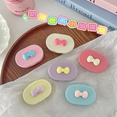 Khay gương gắn nơ kèm dụng cụ đeo