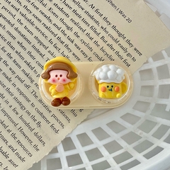 Khay đơn Eating Girl kèm dụng cụ đeo