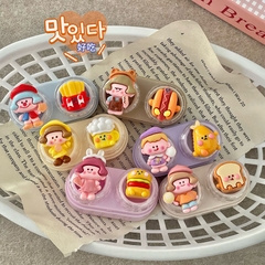 Khay đơn Eating Girl kèm dụng cụ đeo