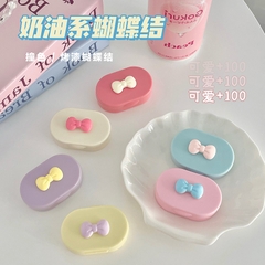 Khay gương gắn nơ kèm dụng cụ đeo