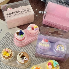 Khay đơn hình hộp bánh dễ thương kèm khay dụng cụ