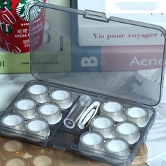 KHAY ĐỰNG 6 ĐÔI LENS + dụng cụ đeo