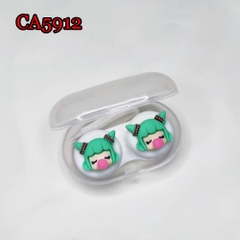 Khay đơn Hoạt Hình LUNA EYES kèm dụng cụ đeo lens