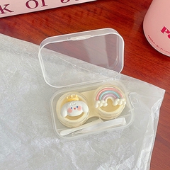 Khay đơn Hoạt Hình LUNA EYES kèm dụng cụ đeo lens