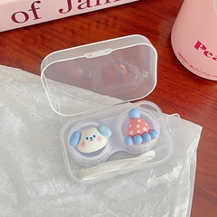 Khay đơn Hoạt Hình LUNA EYES kèm dụng cụ đeo lens