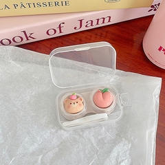 Khay đơn Hoạt Hình LUNA EYES kèm dụng cụ đeo lens