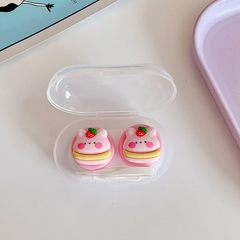 Khay đơn Hoạt Hình LUNA EYES kèm dụng cụ đeo lens