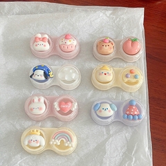 Khay đơn Hoạt Hình LUNA EYES kèm dụng cụ đeo lens