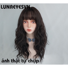 [5280] TÓC GIẢ XOĂN DÀI GỢN SÓNG HIPPIE LỌN TO