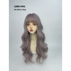 [JG126] Tóc Giả Xoăn Dài Màu Xám Tím