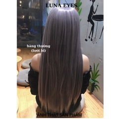 [TS133] Tóc Giả Thẳng Dài Màu Xám Xanh Cao Cấp