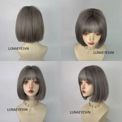 [TS397] Tóc Giả Vic Ngắn Màu Nâu Trà Sữa