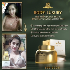 Combo Trắng Da Body Ngâm Đen