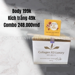 Combo Dưỡng Trắng Body Da Thường