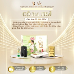 Giảm Mỡ Bụng Cô Ba Trà [ Có Thẻ Cào Trúng Thưởng Cào Trúng 100% ] Tặng Quần Định Hình Eo,Tặng Tan Mỡ Cao Gừng