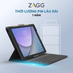 Ốp lưng kèm bàn phím iPad 10.2"/10.5" - ZAGG Messenger Folio 2