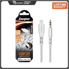 Cáp Lightning Lifetime warranty Audio Energizer-C41EUJALIHT