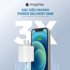 Combo sạc 20W Mophie USB-C