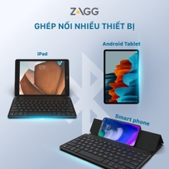 Bàn phím ZAGG 7 màu Backlit Keyboard - Fabric Stand Flex