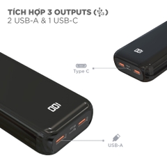 Sạc dự phòng Energizer 20,000mAh /3.7V - UE20011C