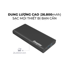 Sạc dự phòng Energizer 26,800mAh /3.7V - XP26800PD